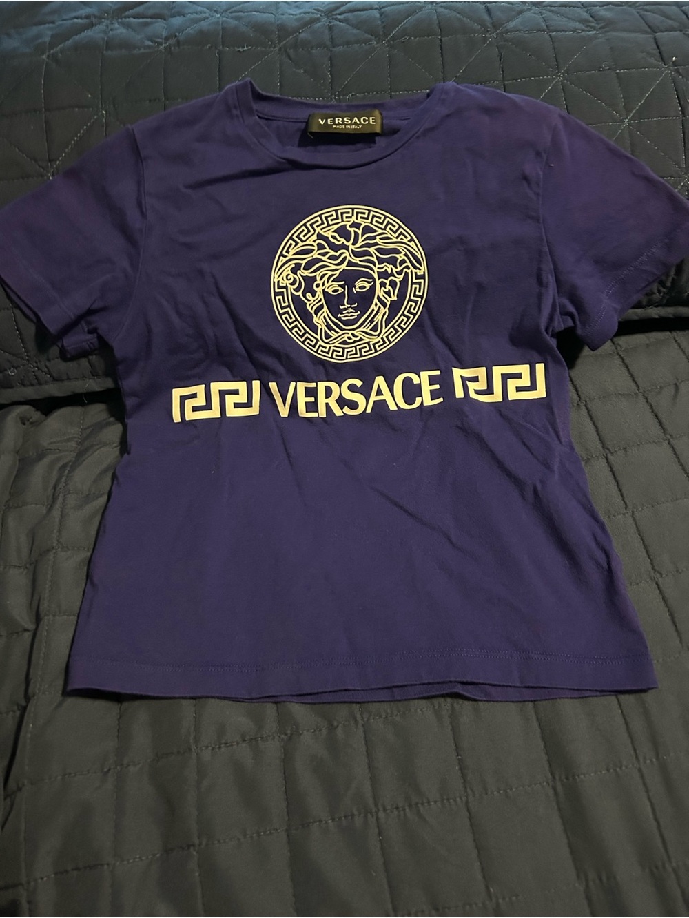 Kids Versace Purple Tee Shirt